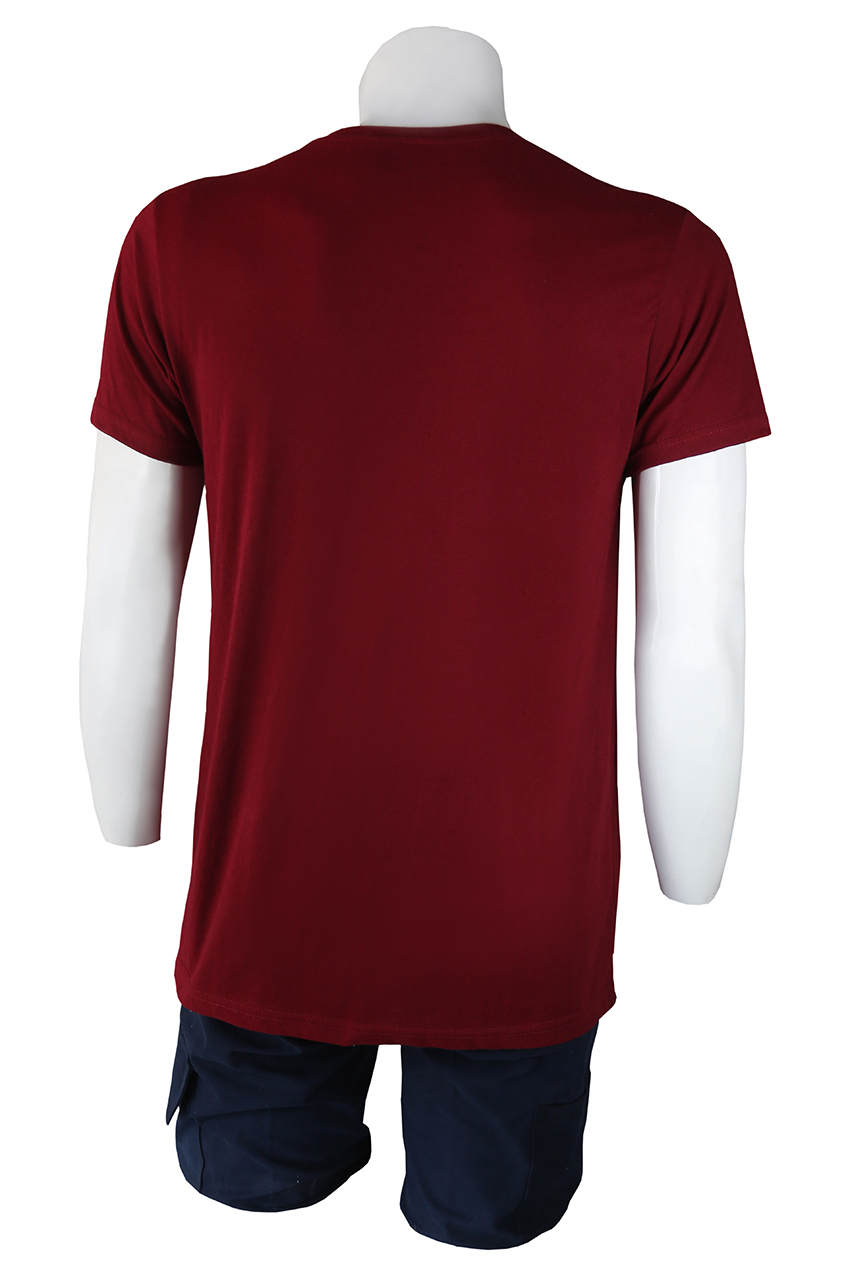 toptan-sifir-yaka-bordo-t-shirt-yanlar-dikisli-ince-biye-yaka